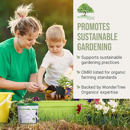 Eden 100% Organic Neem Cake, for Vegetable Gardening, Fruit Trees, Roses & Indoor or Outdoor Plants, OMRI Listed (5lbs)