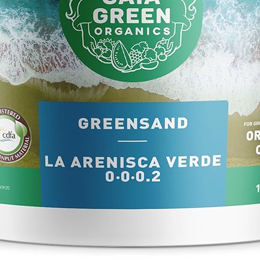 GAIA GREEN 1.25 Kilogram Greensand Plant Enhancer for Lawn, Household Plants, Golf Courses, Greenhouses, Urban Gardens and Nurseries