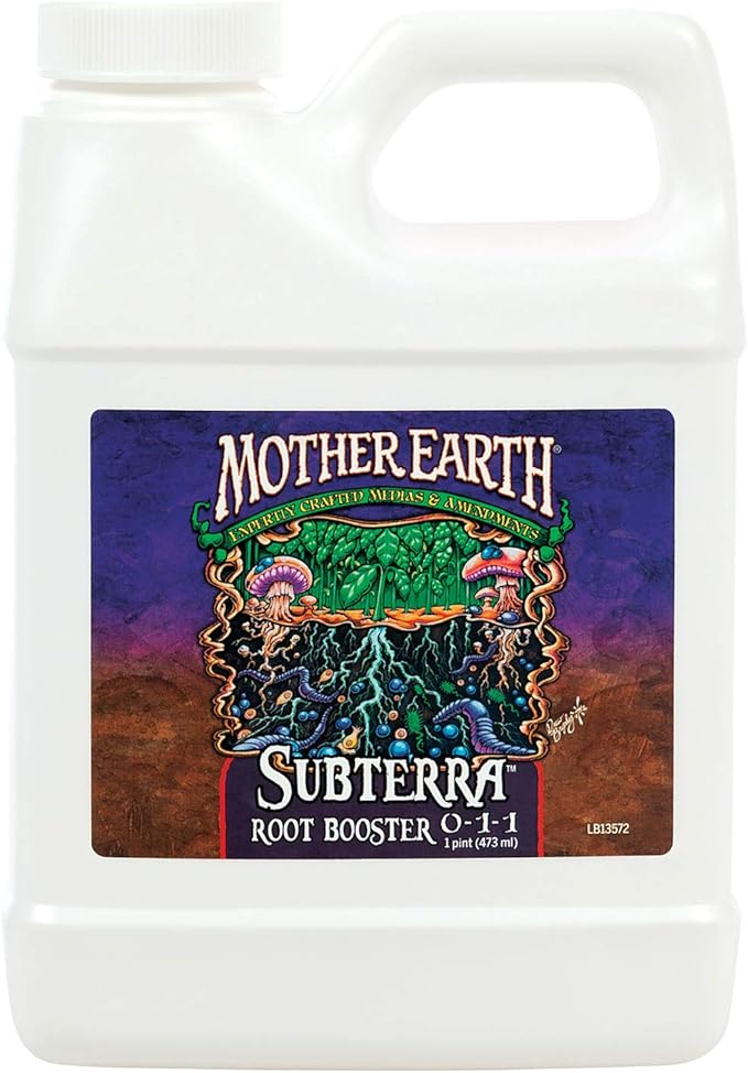 Mother Earth Products Mother Earth Subterra Root Booster 0-1-1 Liquid Plant Supplement For Transplants And Starts, Pint