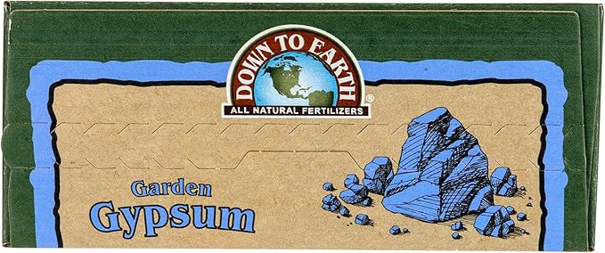 Down to Earth Organic Garden Gypsum Calcium Sulfate, 5 lb