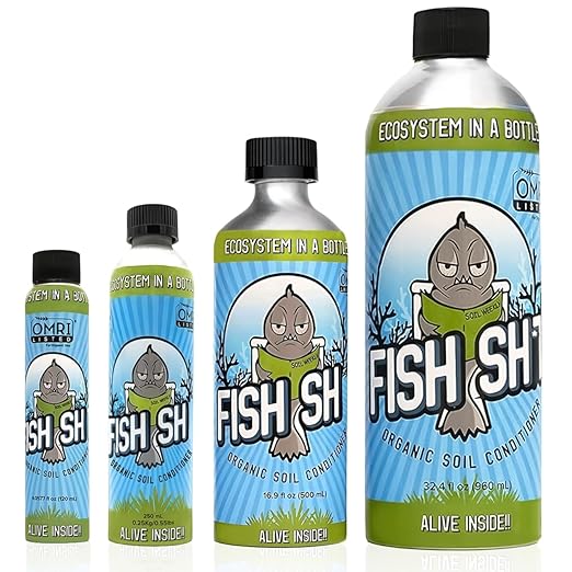 Fish Head Farms Organic Soil Conditioner 120 milliliter Organic Fertilizer for Increased Yield and Flavor - Plant Fertilizer, Plant Nutrients for Soil, Soilless, Hydroponic Farming - Garden Fertilizer