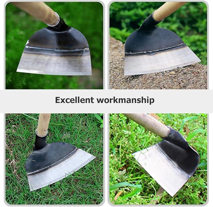 DOITOOL Hand Hoe Head Replacement Hoe Garden Tool Heavy Duty Farm Hoe Gardening Planting Agricultural Tiller Digging Weeding Tool Hoe Head for Agriculture