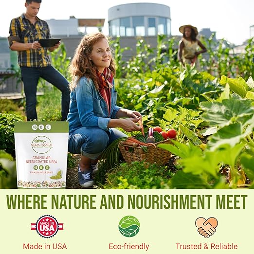 Eden Grow Organic Enriched Fertilizer | Neem Plant Food (Neem Coated Urea)