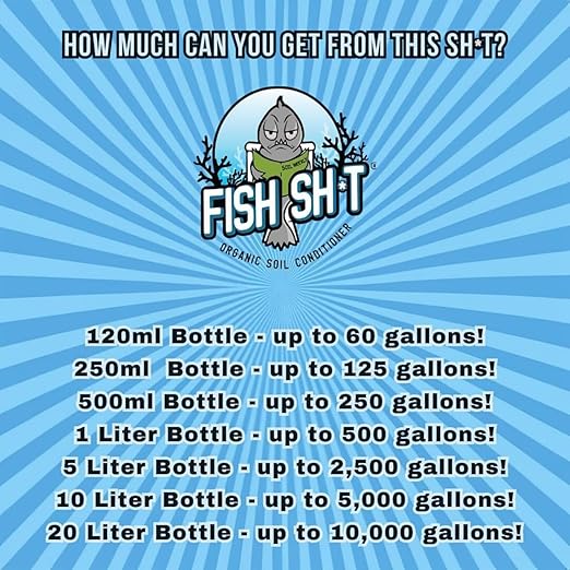 Fish Head Farms Organic Soil Conditioner 120 milliliter Organic Fertilizer for Increased Yield and Flavor - Plant Fertilizer, Plant Nutrients for Soil, Soilless, Hydroponic Farming - Garden Fertilizer