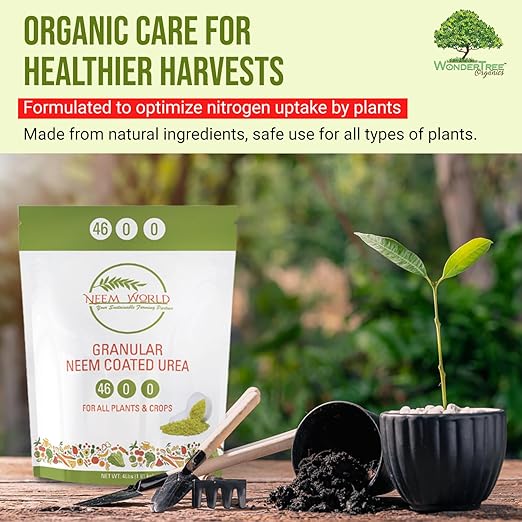 Eden Grow Organic Enriched Fertilizer | Neem Plant Food (Neem Coated Urea)