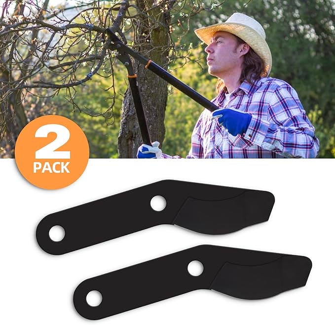 2 PCS Steel Blade for Fiskars Replacement 32" PowerGear 2 - Large Blade for Fiskars Garden Tools