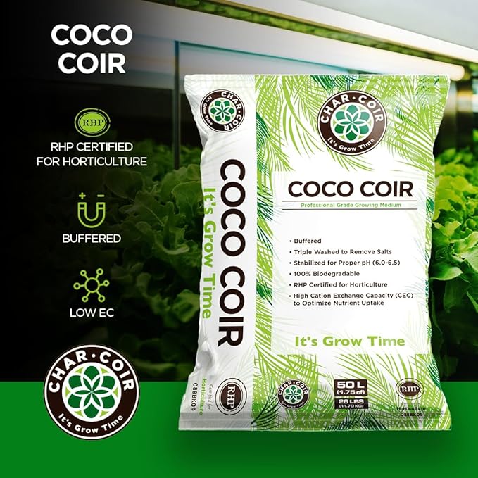 100% RHP Coco Coir, 50L/1.75 cuft Bag