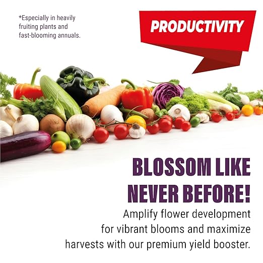 Blooming Fertilizer for Flowers - Orchid, Rose, Hibiscus, Hydrangea, Bougainvillea or as Flower Bloom Fertilizer Indoor Outdoor Garden Liquid Plant Food - Bloom Spirit PK 0-5-4 32 OZ Nutriling