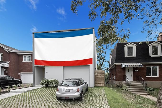 Ukraine Crimea Extra Large Flag 6x10FT Giant Ukrainian Crimean Polyester Banner With 3 Grommets Fade Resistant Vivid Color For Patriotic Festival Events Party Decoration(Crimea UKR, 6x10FT)