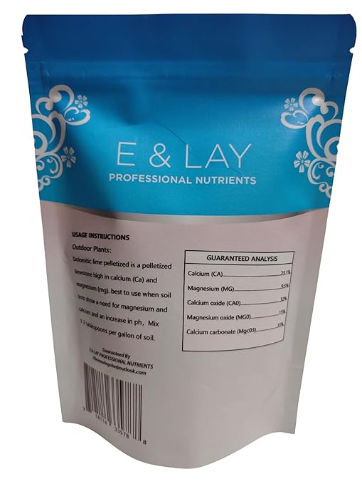 E & LAY PROFESSIONAL NUTRIENTS Dolomite Lime Powder (2LB)