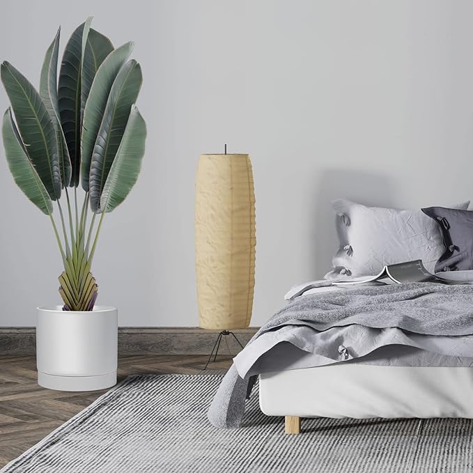 Aveyas 10 inch Ceramic Plant Pot with Drainage Hole and Saucer - Suitable for Indoor and Outdoor Use, Modern Planters for House Garden Flower Tree Snake Monstera Plants (10", Matte White)