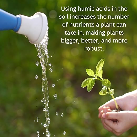 Humic Acid for Plants - Organic Soil Conditioner Fertilizer for Garden, Lawn and Vegetable Crops. (40K sqft Per Bag)