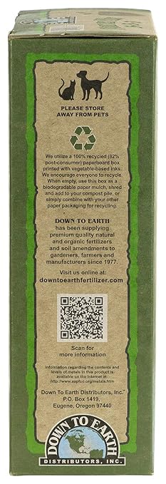 Down to Earth Organic All Natural Starter Fertilizer Mix 3-3-3, 5 lb