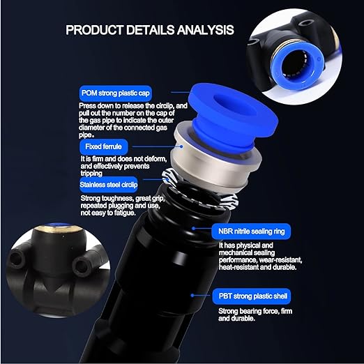 Atomizing kit,360 Degree Adjustable Copper Sprayer atomizing System,5/8mm(ID/OD) trubing Watering Plant Devices Nozzle Emitters Sprinkler Pneumatic Fittings Connection. (9)