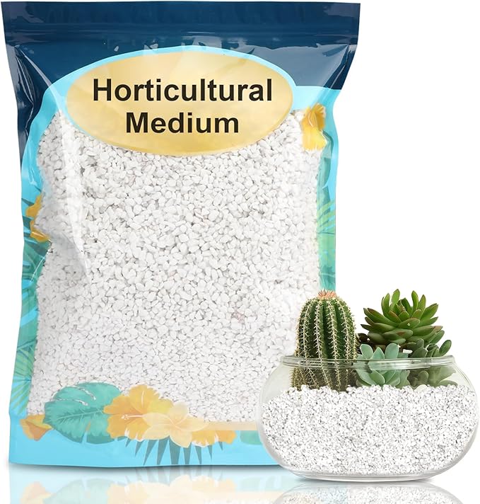 Horticultural Perlite for Plants 2qt, Chunky Perlite Bulk for Gardening, Soil Amendments to Improve Soil Aeration & Dranage for Houseplant