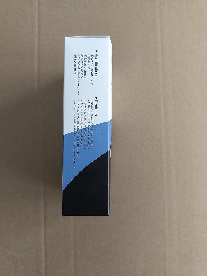 Lacasa Outdoor Solar Light, 4 Pack 30LM IP68 Waterproof Solar Garden Light Auto On/Off Solar Lighting for Stairs Paths Paths Paths Patio Deck Dock, Warm White 2700K