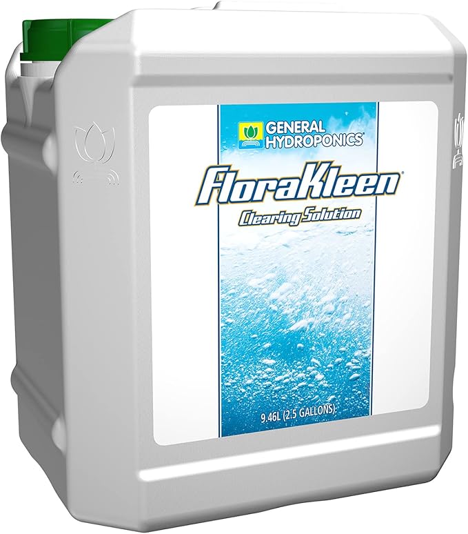 General Hydroponics FloraKleen - Clearing Solution for Hydroponics and Potted Plants, 2.5 Gal.