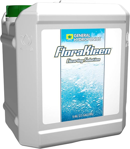 General Hydroponics FloraKleen - Clearing Solution for Hydroponics and Potted Plants, 2.5 Gal.