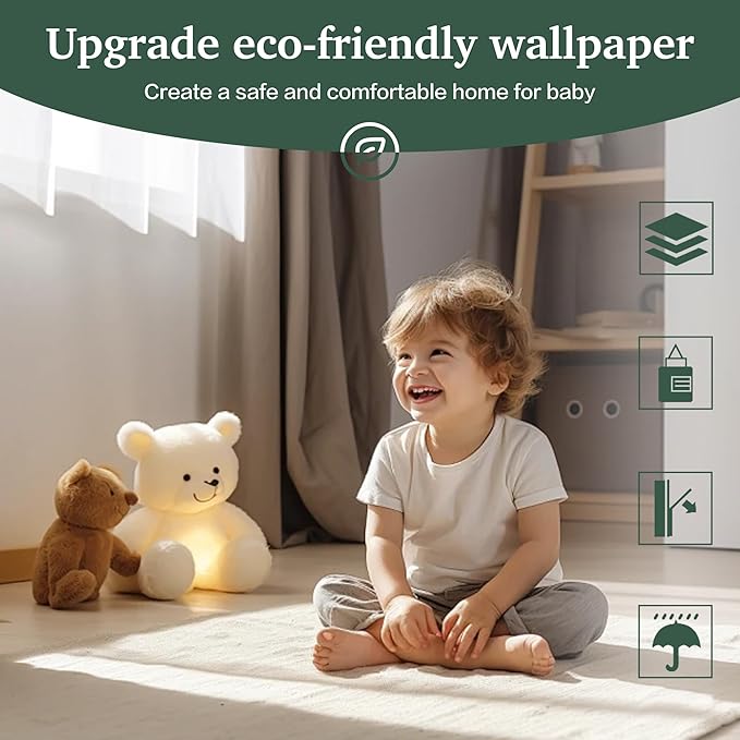 Dimoon 236''x17.7'' Black Peel and Stick Wallpaper Contact Paper Modern Self Adhesive Wall Paper Removable Renter Friendly Textured Solid Color Shelf Cabinet Vinyl Roll (236''x17.7'',Black)