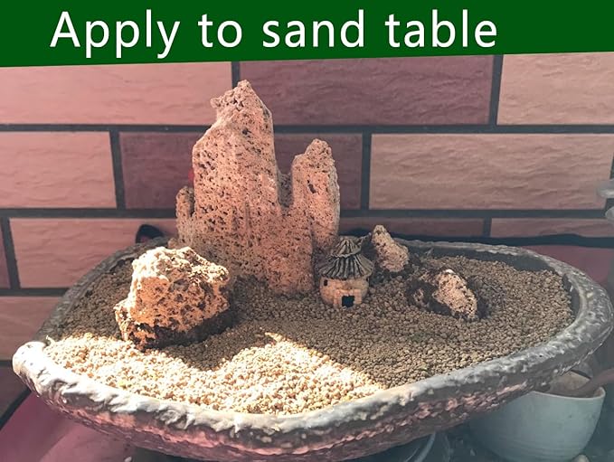 Gardening Akadama Soil - Cactus, Bonsai, Succulent Soil Additives Landscaping Vase Fillings (3/8 inch, 2 QT)