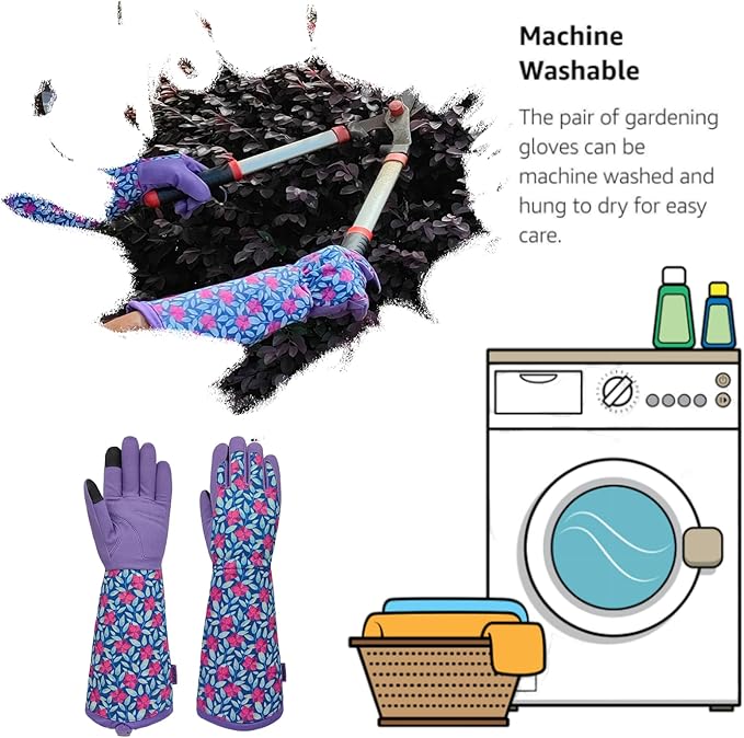 Gardening Gloves for Women and Men, Thorn Proof&Puncture Resistance Garden Gloves,Gauntlet Gloves,Gifts