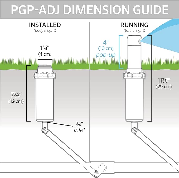 Hunter Industries Hunter PGP-ADJ Rotor, 1-Pack, Black
