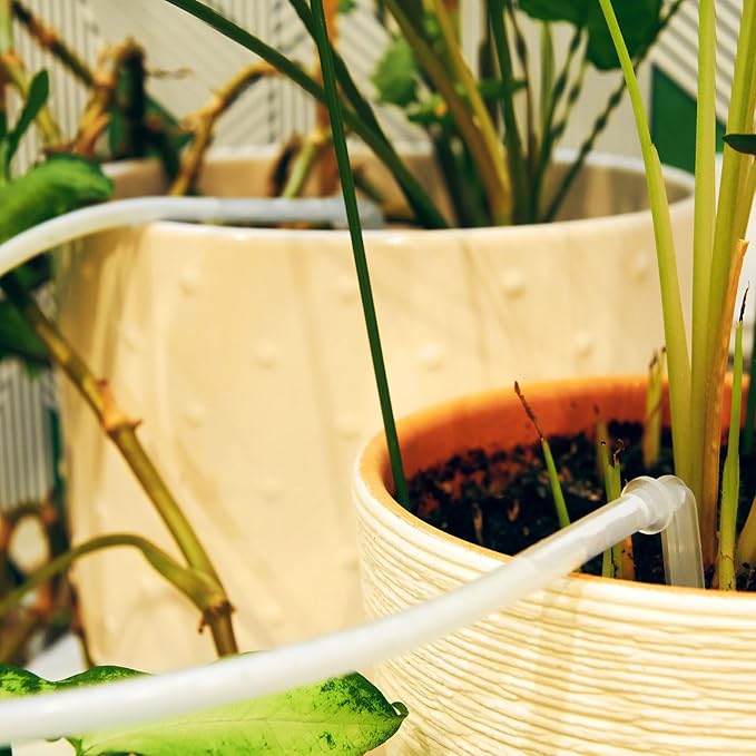 1" x 1 1/4" Braided Clear Plastic PVC Tubing 10ft High Pressure Flexible Reinforced Vinyl Tube, [for Garden Irrigation, Water Hose, Fish Tank, Water Transfer] - 25.4x31.8mm