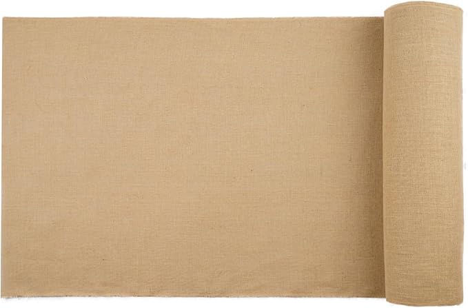 VEVOR Burlap Fabric Roll, 36” x 150 ft High Density Natural Jute Fiber Material for Outdoor Plant Care, Tree Wrap Roll, Decor, DIY Crafts, Wedding, Garden Weed Barrier, Plants & Trees Winter Covering