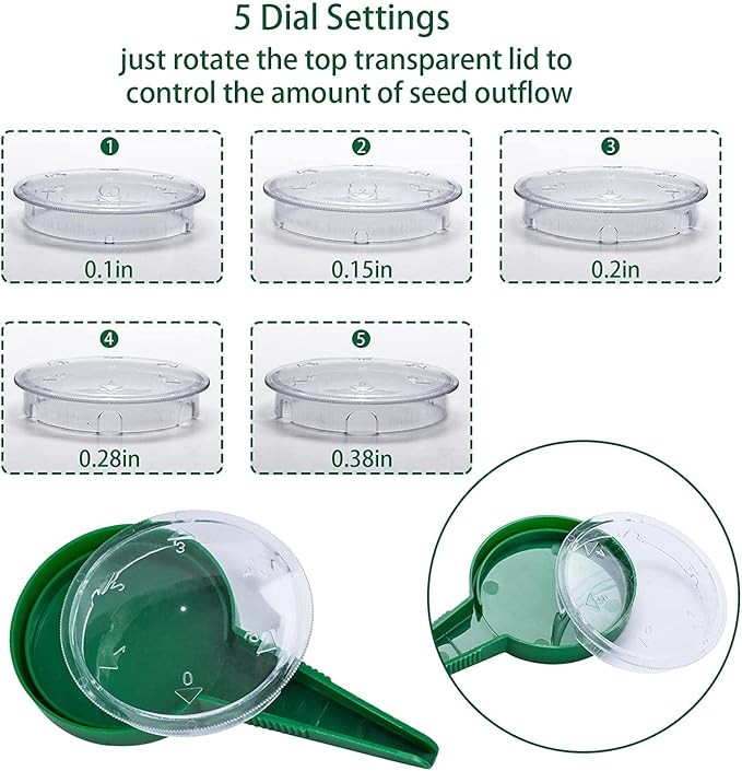 Hand-held Soil Blocker 4pcs 2 Inch Seed Block Makers at a Time, for Seed Start Garden Soil Potting Soil for Outdoor Plants (7.7in*2in)