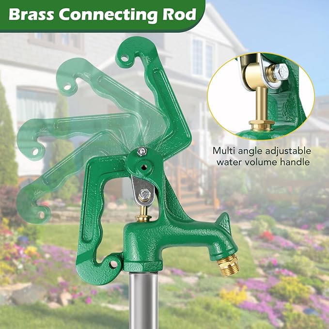 5.25ft Frost Free Yard Hydrant Frost Proof Outdoor Faucet Freeze Proof, Water Hydrant 3/4" Pipe Connection,Outdoor Faucet for Yard Garden Irrigation,5.25' Total Length 36" Bury Depth