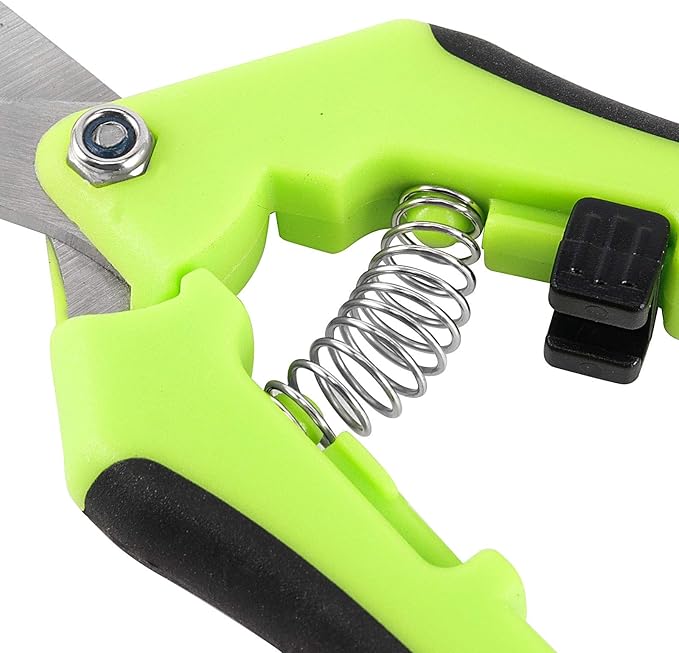 HAKZEON 15 Pack 6.5 Inch Professional Bud Trimming Scissors,Stainless Steel Micro-Tip Gardening Hand Pruners with Straight Blades, for Easy Pruning Garden Tree Pot Plant Flowers