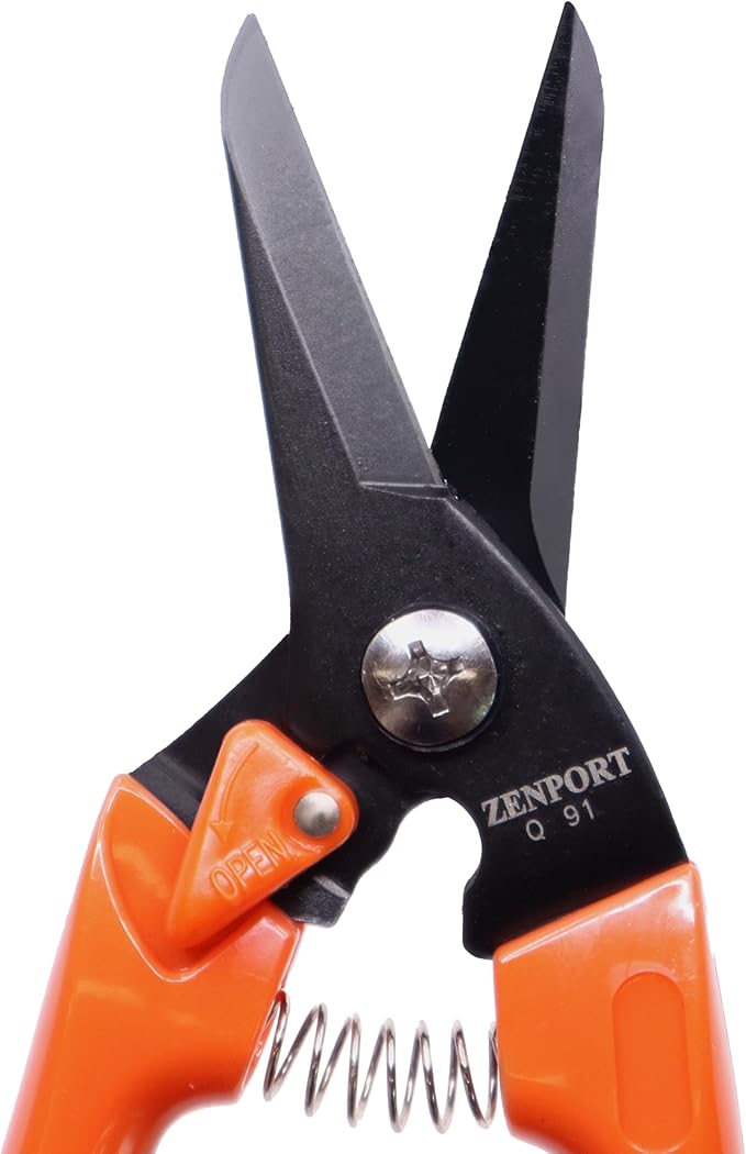 Zenport Q91-10PK of Pruners, Zen-Magic, Ultra Twig and Hoof Trimming Shear, Twin-Blade, 7.5-Inch Long, 10-Pack