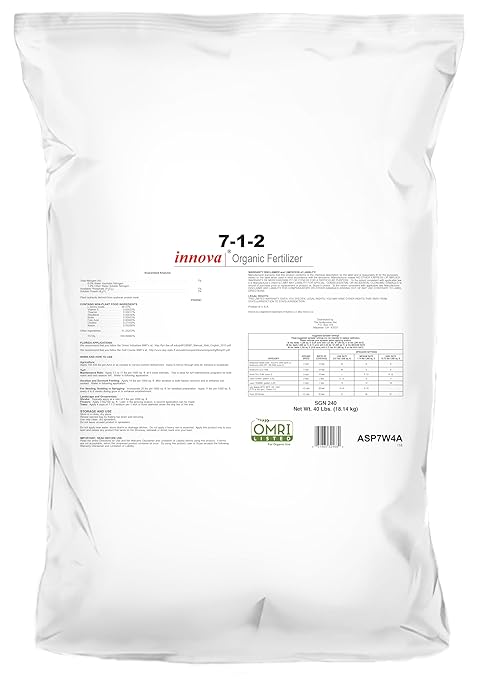 The Andersons 7-1-2 Innova Premium Organic Fertilizer - Safe for Kids & Pets 5,600 sq ft (40 lbs)
