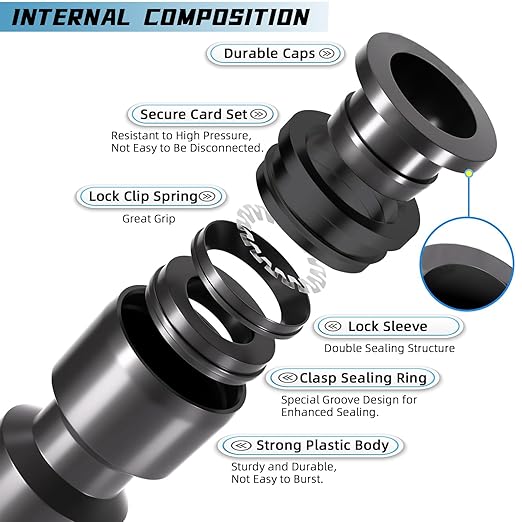 20PCS Push-to-Fit Drip Irrigation Emitters for 1/4 inch Irrigation Tubing,Two-Way Connection Adjustable Vortex Drip Emitters with Stake,Irrigation Dripper Sprinkler for Drip Irrigation System