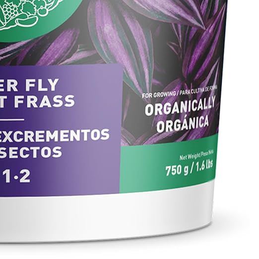 GAIA GREEN Organics 750 Grams Super Fly Insect Frass Natural Soil Nutrients for Gardening Vegetables, Fruits, and Flowering Plants