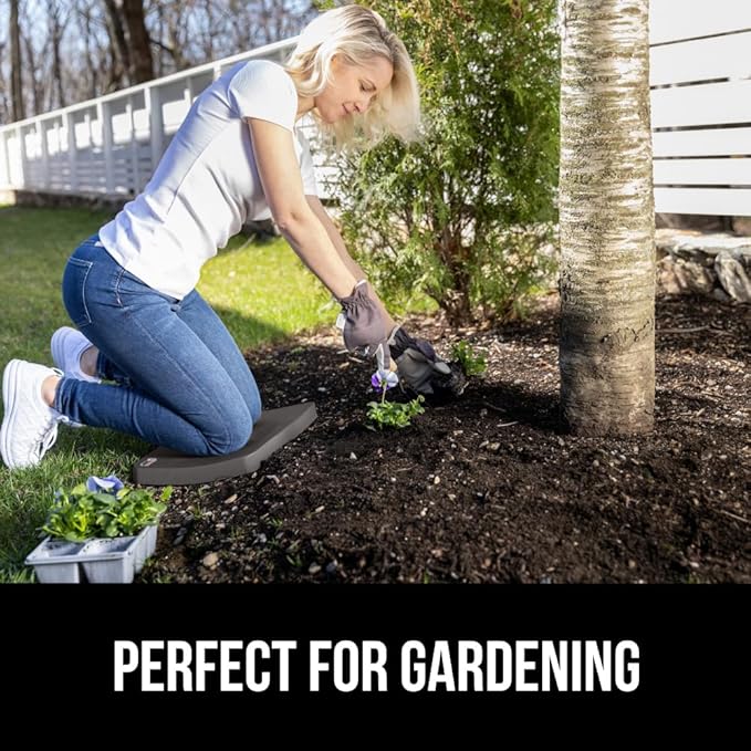 Gorilla Grip Extra Thick Kneeling Pad, Supportive Soft Foam Cushioning for Knee, Water Resistant Construction for Gardening, Bathing Baby, Workout Supplies, Lightweight, Garden Work Gifts