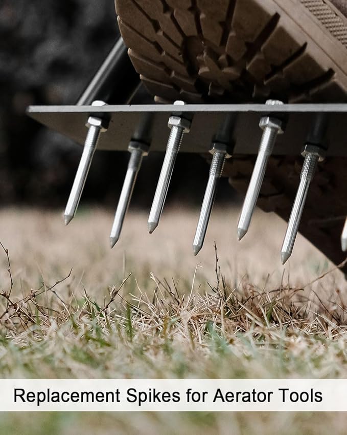 Heeqinn Lawn Aerator Spikes, Replacement Aerator Spikes Parts for Lawn Aerator Shoes and Aerator Tools 2.2inch, 26pcs