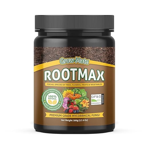 RootMax - Mycorrhizal Fungi | Rooting Powder for All Plants, Trees, Flowers & Edibles | Direct to Root Inoculant | Treats 15 Plants (500 g/17.63 oz)