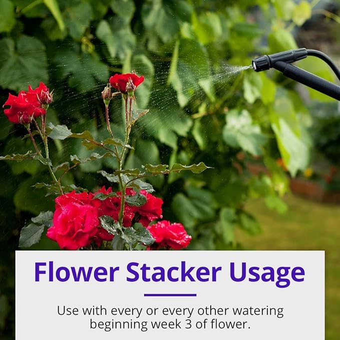 Humboldts Secret Flower Stacker – Best Flowering Formula for Bigger Harvests - Flowering Plant Food – Nutrient System for Potting Soil for Indoor & Outdoor Plants – 1 Gallon