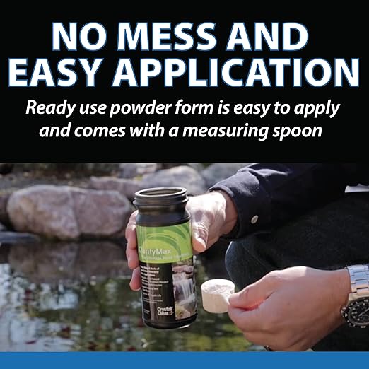 CrystalClear ClarityMax, All-in-One Pond Clarifier Treatment, All-Natural Beneficial Bacteria & Enzymes Provide Max Clarity, Koi Fish & Pet Safe, Algae Stain Remover, Crystal Clear Water Garden 2.5LB