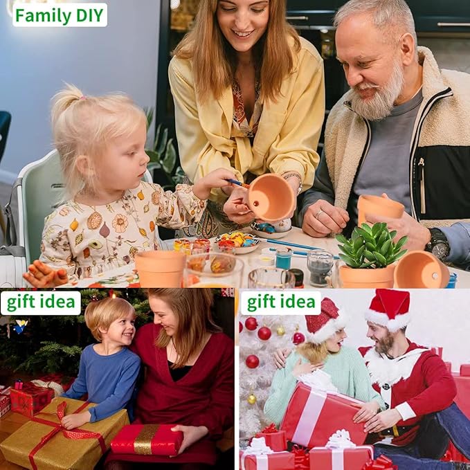 3 Inch Terracotta Pots with Saucer-20 Pack，Cactus Terra Cotta Flower Pots with Drainage，Succulent Nursery Clay Pots Great for Plants,DIY Crafts, Wedding Favor