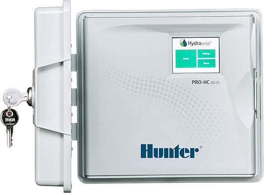 Hunter PRO-HC PHC-1200 Residential Outdoor Professional Grade Wi-Fi Controller with Hydrawise Web-Based Software - 12 Station