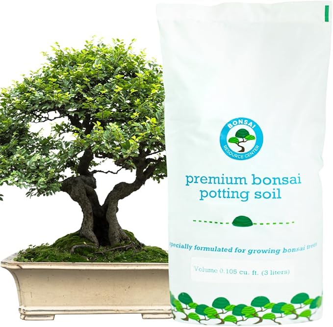Bonsai Soil Mix, Ready to Use - Bonsai Potting Soil - Great Drainage, Soil - Soil Can Also Be Used for Succulent, Cactus, Money Tree - Akadama Soil - Pumice for Plants