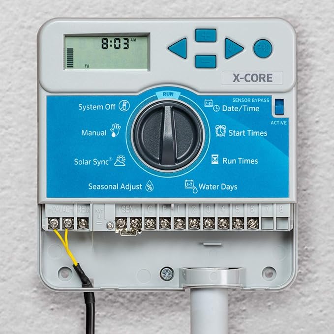 Hunter Sprinkler Irrigation XC600i X-Core 6-Station Indoor Controller, Small, Gray