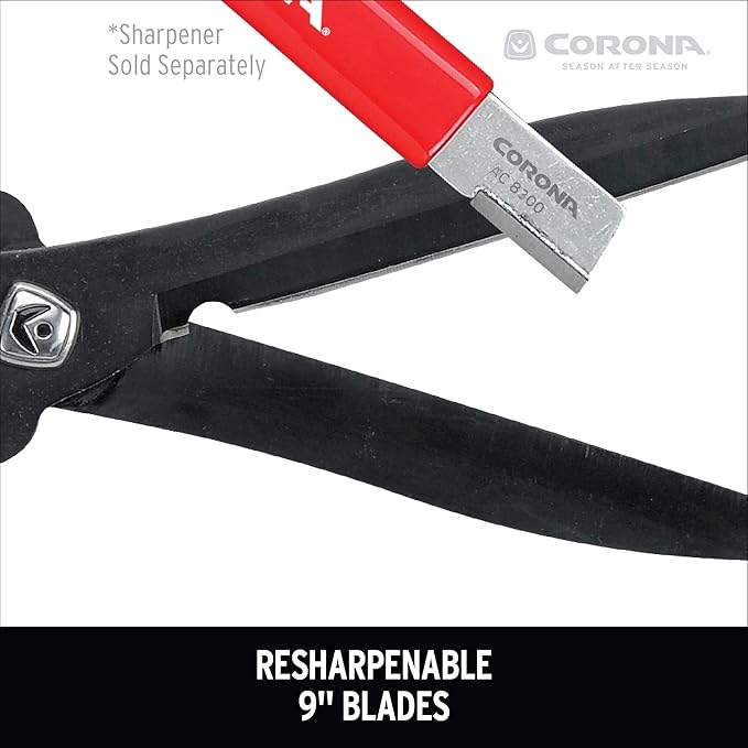 Corona HS3244 Comfortgel Hedge Shear, 9" Blade