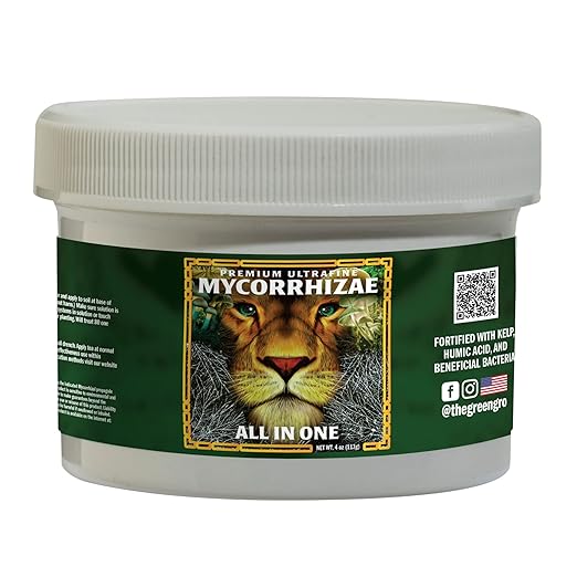 GreenGro Premium Ultrafine Myco - Mycorrhizal Inoculant & Water Soluble Root Enhancer from Superior Strains/Improves Nutrient Uptake & Eases Transplant/Indoor & Outdoor Plant Fertilizer (4 oz)