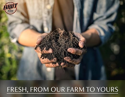 Brut Cow Compost - 5 Quart - Nutrient-Rich Fertilizer for Thriving Gardens - Safe, Pure, and Effective