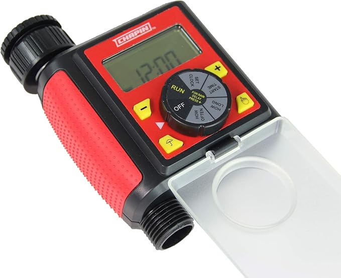 Chapin International Chapin 41002 Single Zone Water Timer with Digital Display, Red/Black
