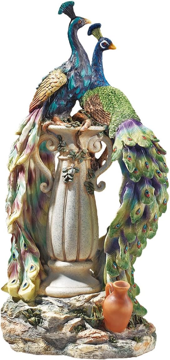 Design Toscano Peacocks in Paradise Statue