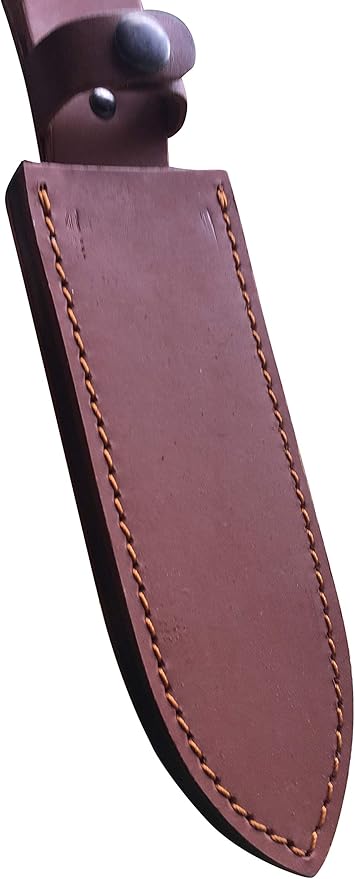 Garden Guru Hori Hori Garden Knife Supreme Set for Weeding, Digging, Pruning, and Cultivating - Stainless Steel Full Tang Blade | Marks for Measuring Planting Depth | Premium Leather Sheath